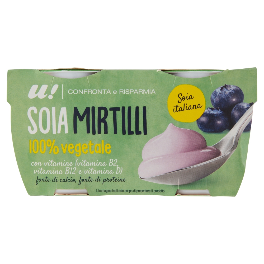 Yogurt di Soia con Mirtilli, 250 g